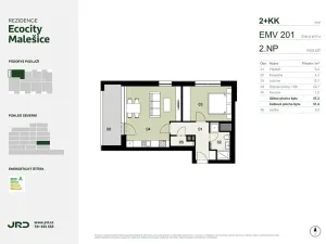 Prodej bytu 2+kk, Praha - Malešice, Univerzitní, 51 m2