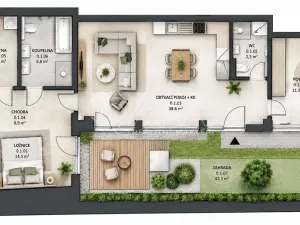 Prodej bytu 3+kk, Praha - Modřany, Ke Spofě, 93 m2