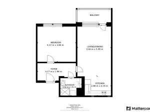 Pronájem bytu 2+kk, Praha - Hloubětín, Sobí, 55 m2