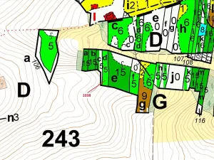 Dražba lesa, Vladislav, 1583 m2