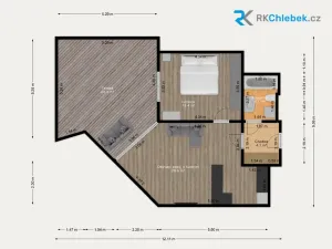 Pronájem bytu 2+kk, Ostrava - Moravská Ostrava, Blahoslavova, 50 m2