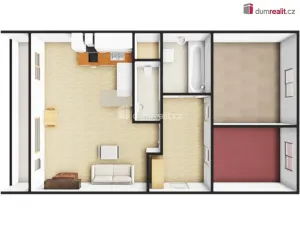 Pronájem bytu 3+kk, Praha - Krč, Jánošíkova, 55 m2