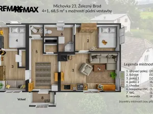 Prodej chalupy, Koberovy, 159 m2
