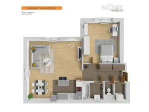 Pronájem bytu 2+kk, Praha, Nad statkem, 72 m2