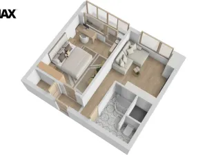 Prodej bytu 2+kk, Hradec Králové - Nový Hradec Králové, Jana Masaryka, 47 m2