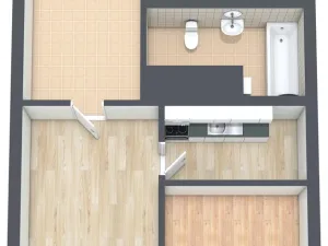 Pronájem bytu 1+1, Lanškroun - Lanškroun-Vnitřní Město, Školní, 43 m2