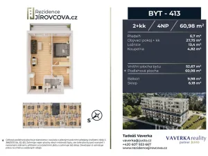 Prodej bytu 2+kk, České Budějovice, Jírovcova, 60 m2