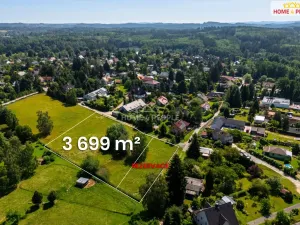 Prodej pozemku pro bydlení, Kamenice - Nová Hospoda, Na Vyhlídce, 3699 m2