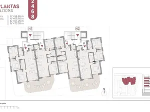 Prodej bytu 3+kk, Calpe, Alicante, Španělsko, 59 m2