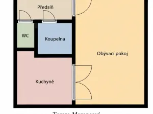 Prodej bytu 1+1, Most, Javorová, 33 m2