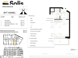 Prodej bytu 1+kk, Praha - Smíchov, Holubova, 29 m2