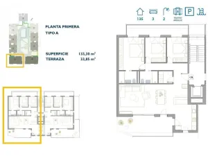 Prodej bytu 4+kk, San Pedro del Pinatar, Murcia, Španělsko, 133 m2