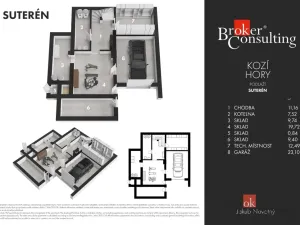 Prodej rodinného domu, Nový Knín - Kozí Hory, 239 m2
