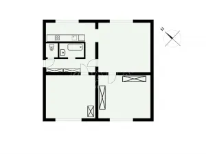 Pronájem bytu 3+1, Roztoky, Masarykova, 74 m2