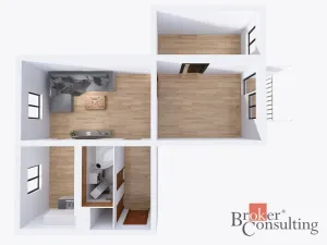 Pronájem bytu 3+1, Bruntál, Jesenická, 62 m2