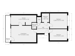 Pronájem bytu 3+1, Praha - Stodůlky, Amforová, 68 m2