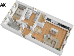 Prodej bytu 3+kk, Svoboda nad Úpou, Pietteho nám., 81 m2
