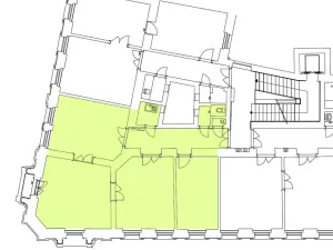 Pronájem kanceláře, Praha - Nové Město, Klimentská, 104 m2