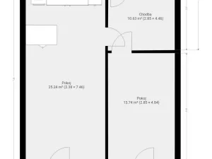 Pronájem bytu 2+kk, Brno, Poděbradova, 59 m2