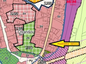 Prodej pozemku pro bydlení, Nové Sedlo - Chranišov, 485 m2