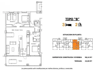 Prodej bytu 4+kk, San Miguel de Salinas, Alicante, Španělsko, 141 m2