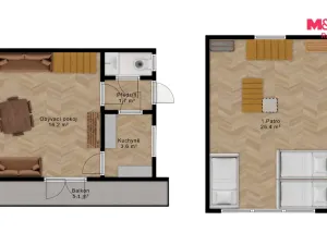 Prodej chaty, Blažejov - Malý Ratmírov, 46 m2