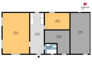 Prodej rodinného domu, Králíky - Chmelovice, 76 m2