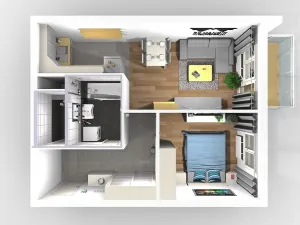 Pronájem bytu 2+kk, Praha - Hostivař, Arnošta Staňka, 45 m2