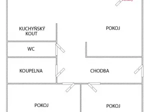 Prodej bytu 3+kk, Most, Okružní, 68 m2