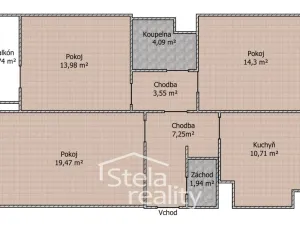 Prodej bytu 3+1, Bruntál, tř. Obr. míru, 82 m2