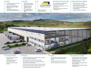 Pronájem skladu, Pavlov, Logistická, 3000 m2