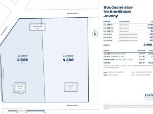 Prodej pozemku pro bydlení, Jevany, Ve Smrčinách, 8498 m2