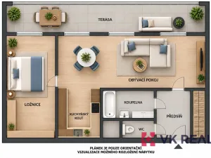 Pronájem bytu 2+kk, Praha - Stodůlky, Kodymova, 100 m2