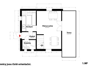 Prodej chaty, Kamenice - Těptín, Tmavá, 60 m2
