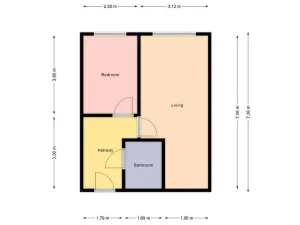 Prodej bytu 2+kk, Kladno - Kročehlavy, Na růžovém poli, 40 m2