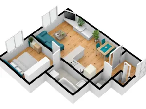 Prodej bytu 2+kk, Praha - Nusle, Lounských, 40 m2