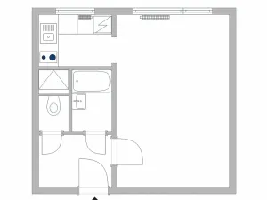 Prodej bytu 1+1, Praha - Chodov, Valentova, 30 m2