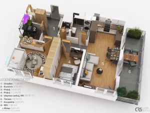 Prodej bytu 3+kk, Praha, 73 m2