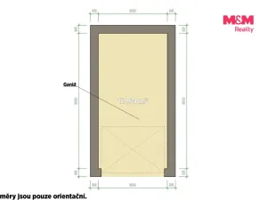 Prodej garáže, Plzeň, Univerzitní, 18 m2