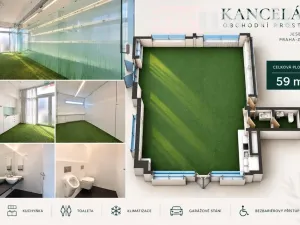 Prodej kanceláře, Jesenice, Nákupní, 59 m2