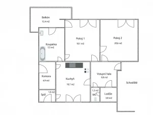 Prodej bytu 3+kk, Vlašim, Obora, 88 m2