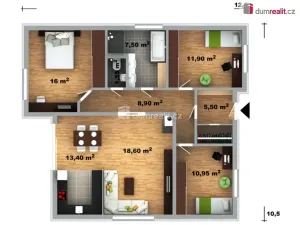 Prodej rodinného domu, Hradčovice, 114 m2