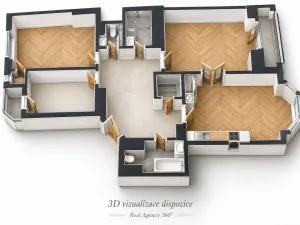 Pronájem bytu 4+kk, Praha - Vinohrady, Slezská, 120 m2