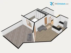 Pronájem bytu 2+kk, Ostrava - Moravská Ostrava, Blahoslavova, 78 m2
