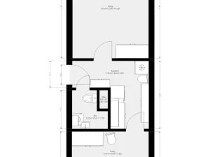 Pronájem bytu 2+1, Brno - Bystrc, Wollmanova, 38 m2