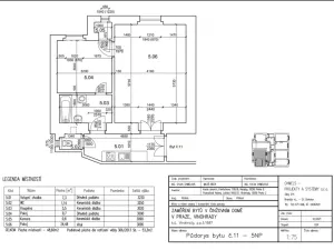 Pronájem bytu 2+kk, Praha - Vinohrady, Lužická, 53 m2