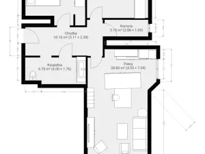Pronájem bytu 3+kk, Brno, Vychodilova, 86 m2