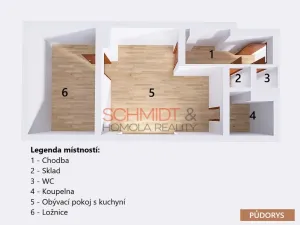 Prodej bytu 2+kk, Hustopeče, Husova, 55 m2