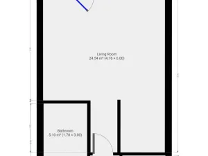 Pronájem bytu 1+kk, Praha - Vysočany, Poděbradská, 33 m2