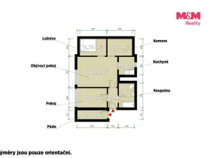 Prodej bytu 2+kk, Vejprnice, Pionýrská, 53 m2